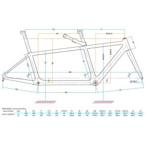 Kit cadre tandem route /Gravel carbon UD Performer